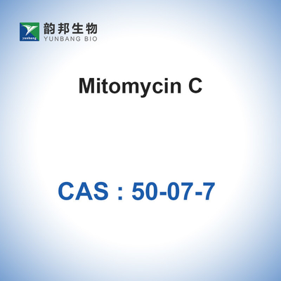 CAS 50-07-7 Mitomycin C Antibiotikum Rohstoffe MF C15H18N4O5