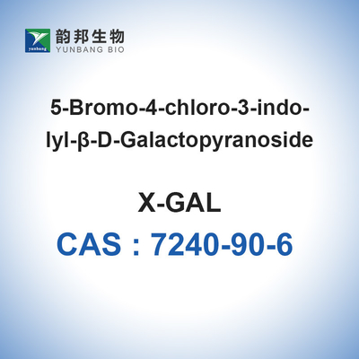 Glykosid X-GAL CAS 7240-90-6 5-Bromo-4-Chloro-3-Indolyl-Beta-D-Galactoside