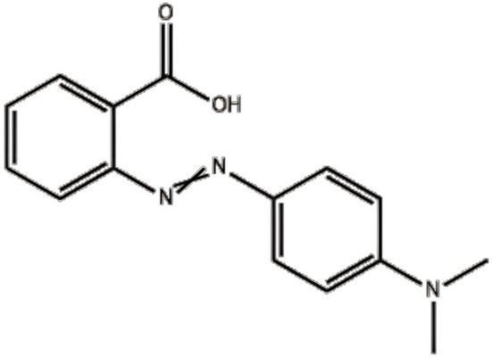 Methylrotes Natriumsalz CAS 493-52-7 ACS Reagenz, kristalline