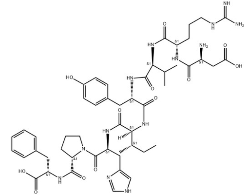 Pulver-Antibiotikum CASs 4474-91-3 menschliches Angiotensin-II