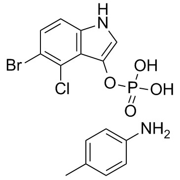 P-Toluidin-Salz BCIP CAS6578-06-9 5-Bromo-4-Chloro-3-Indolyl Phosphat