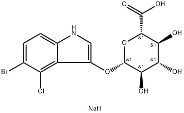 CAS 129541-41-9 5-Bromo-4-Chlor-3-Indolyl-Beta-D-Glucuronid Natriumsalz,X-GlcA/X-Gluc